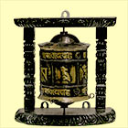 Tibetische Wand-Gebetsmühle (5)