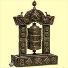 Tibetische Stand-Gebetsmühle (1)