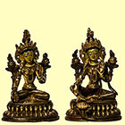 Weiße und grüne Tara