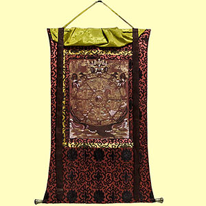 Motiv: Lebensrad in Gold